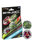 Hasbro Beyblade X Chain Incendio 5-60HT and Arrow Wizard 4-60N Top Dual Pack Set, Ages 8+