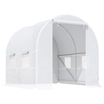 Greenhouse Solid Frame Walk-in Garden Grow Large Insect Poly Tunnel