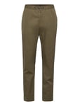 Chinos With An Elasticated Waistband Made Of Blended Organic Green Esprit Collection