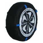 Chaussette chaine neige textile pneu 215/65R16 haute résistance - Noir