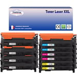 10 Toners Lasers compatibles pour imprimante Samsung XPress C483W, CLT404s – T3AZUR (Noire et Couleurs)