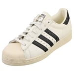 adidas Superstar 82 Mens Fashion Trainers in White Black - 10 UK