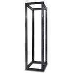 APC NetShelter 4 Post Open Frame Rack - Rack - noir - 44U - pour P/N: SUA5000RMI5U