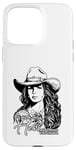 Coque pour iPhone 15 Pro Max Je suis le seul enfer que ma mère ait jamais élevé, Cowgirl