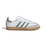 adidas Originals Samba Og - Vit/silver Green Barn - Inomhus (Ic), storlek 38