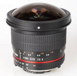 Samyang Fish Eye F3.5 8mm CS II Lens