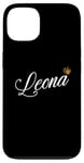 Coque pour iPhone 13 Leona Custom Name - Leona for Women Kids Toddlers