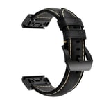 Garmin Enduro 3 Armband i äkta läder, svart