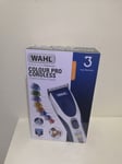 WAHL Professional Colour Pro Cord/Cordless HAIR CLIPPER 10 attachments