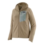 Patagonia W's R1 CrossStrata Hoody - Polaire femme Seabird Grey L