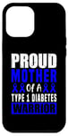 Coque pour iPhone 14 Plus Type One Diabète Sensibilisation au T1D Fière Mère Maman