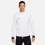 Nike Träningsjacka Dri-FIT Academy - Vit/Svart/Röd, storlek Medium