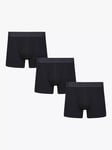 LUKE 1977 Keiran Cotton Blend Boxers, Pack of 3, Black