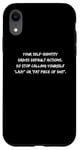 iPhone XR Positive Messages for Teens Personal Trainers Gym Case