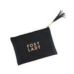 Foxy Lady Coin Purse Black Gift For Women Her