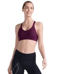 2XU Womens Aero Medium Impact Bra Beet/Beet L