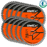 WellCut TCT Saw Blade 165mm x 48T x 20mm Bore For DSS610,DSS611,GKS18 Pack of 10