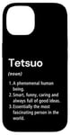 Coque pour iPhone 14 Tetsuo Définition du nom Dictionnaire amusant