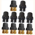 10PCS Steam Mop Brush Heads Brass Brush Heads Replacement Parts Steamer2313