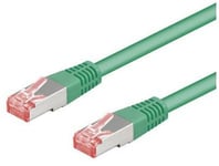 Goobay 95464, 0,5 M, Cat6, S/Ftp (S-Stp), Rj-45, Rj-45, Grön