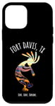 Coque pour iPhone 12 mini Fort Davis Texas USA Motif Kokopelli dansant