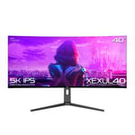 X= XEXUL40 40" LED IPS 5K 75Hz DQHD 5120x2160 Curved Widescreen USB-C Monitor with Speakers