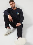 PS PAUL SMITH Ps Left Chest Zebra Crew Sweat - Blue, Blue, Size 2Xl, Men