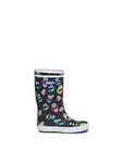 Aigle Lolly Pop Play2 Rain Boot, Multicolor Monsters, 11 UK Child