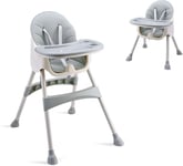 Baby High Chair Feeding Chair Seat Ajustable Height Dining Table Booster with D