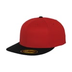 Flexfit Premium 210 Fitted 2-Tone - keps - Red/Black - L/XL