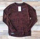 Nike Therma-FIT ADV Running Division Long Sleeve Sport Top - Mens Small RRP £90