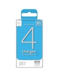 Juice 4 Charges Power Bank 12,000mAh Portable Charger for Apple iPhone, Samsung, Microsoft, Oppo, Sony - Aqua