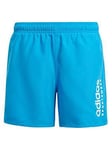 adidas Sportswear Essentials Logo CLX Swim Shorts Kids, Blue, Size 11-12 Years