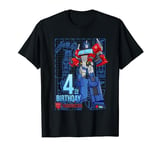 TRANSFORMERS Optimus Prime 4th Birthday T-Shirt