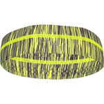 More Mile Flyaway Tamer Headband Yellow Womens Gym Reflective Headwear Ladies