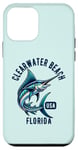 Coque pour iPhone 12 mini Clearwater Beach Floride USA Fishing Design