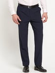 Skopes Darwin Classic Trousers - Navy, Navy, Size 40, Inside Leg Short, Men