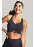 Panache Sport Panache 'Endurance' Wired Non Padded Sport Bra - Black, Black, Size 32J, Women