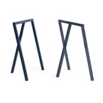 HAY Loop Stand Frame jalustin 72 cm 2-pakkaus Deep blue