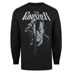 The Punisher Mens Rifle Long-Sleeved T-Shirt - XL