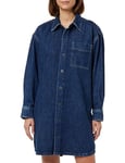 G-STAR RAW Oversized denim dress Femme, Bleu (antique waterfront D23675-D301-G228), S