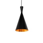 B·LED BARCELONA LED BarcelonaLED Lampe nordique industrielle Vintage Suspension E27 Rétro en métal Éclairage intérieur Doré Noir Aluminium