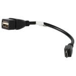 Adapter OTG für Samsung Galaxy Tab S 10.5 SM-T800 Wi-Fi, black, Micro-USB