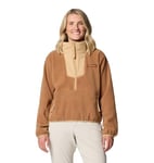 Columbia Femme Sequoia Grove 1/2 Zip Fleece Pull En Polaire, Camel Brown/Canoe, S EU