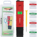 Testeur de PH-mètre 0,01 résolution numérique automatique PH mètre hydroponique stylo avec écran LCD grand rétro-éclairé pour cuisine, aquarium,