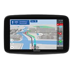 TomTom Car Sat Nav GO Discover, 6 Inch, with Traffic Congestion and Speed Cam Alerts thanks to TomTom Traffic, World Maps, Quick-Updates via WiFi, Parking Availability, Fuel Prices, Click-Drive Mount