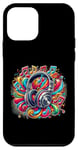 Coque pour iPhone 12 mini Casque hip-hop urbain rétro vintage dj fantaisie graffiti