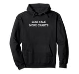 Stocks Trader Saying: Less Talk More Charts Pullover Hoodie