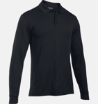 Under Armour Tactical Performance Long Sleeve Polo - Svart (Storlek: 2XL)