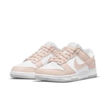 Nike Sneaker Dunk Low - Vit/pale Coral Dam, storlek 36½